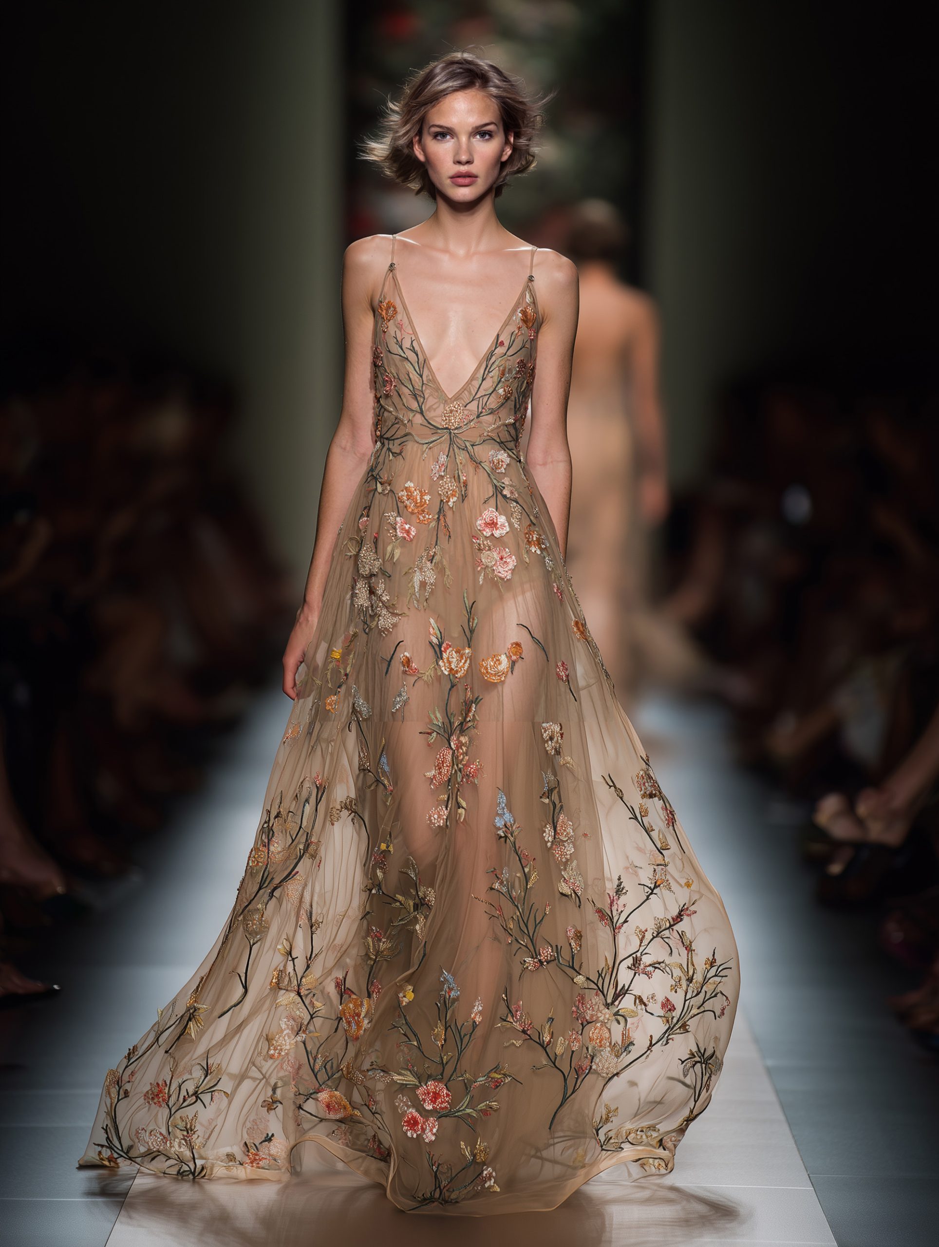 AI generated fashion photography